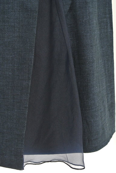 COMME CA（コムサ）の古着「シアーアクセント膝丈ラップスカート（スカート）」大画像５へ
