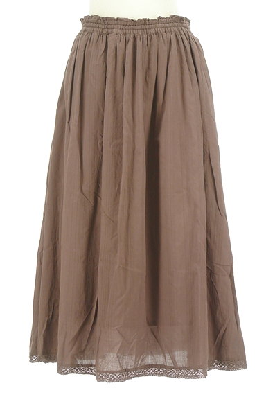 SM2（サマンサモスモス）の古着「裾レースフレアマキシスカート（ロングスカート・マキシスカート）」大画像１へ