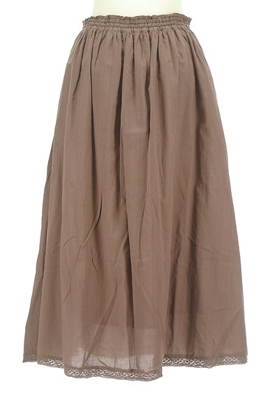 SM2（サマンサモスモス）の古着「裾レースフレアマキシスカート（ロングスカート・マキシスカート）」大画像２へ
