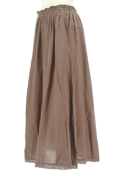 SM2（サマンサモスモス）の古着「裾レースフレアマキシスカート（ロングスカート・マキシスカート）」大画像３へ