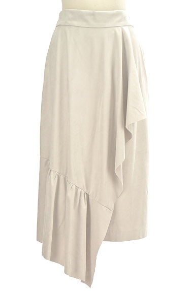 Jines（ジネス）の古着「ミモレ丈フリルラップ風スカート（スカート）」大画像１へ
