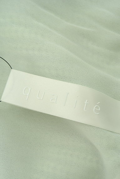 qualite（カリテ）の古着「裾シフォンレイヤードニット（ニット）」大画像６へ
