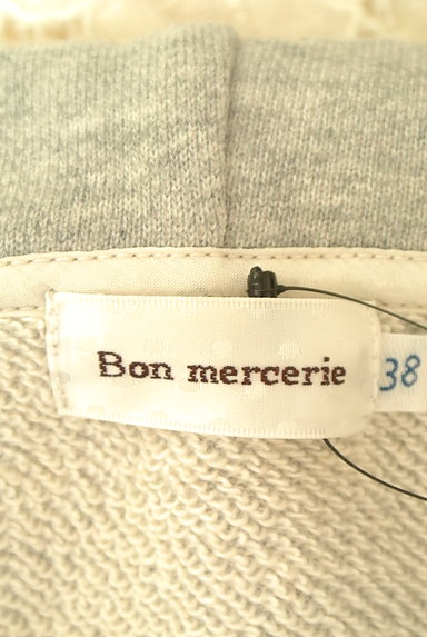 Bon mercerie（ボンメルスリー）の古着「袖レースジップパーカー（スウェット・パーカー）」大画像６へ