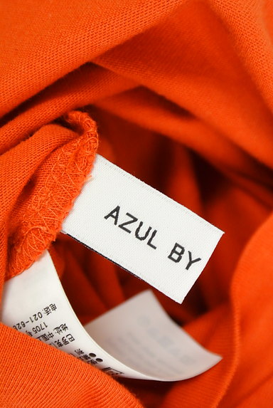 AZUL by moussy（アズールバイマウジー）の古着「テラコッタオレンジＶネックＴシャツ（Ｔシャツ）」大画像６へ