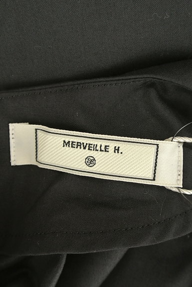 MERVEILLE H.（メルベイユアッシュ）の古着「チェック切替後ろスリットカットソー（カットソー・プルオーバー）」大画像６へ