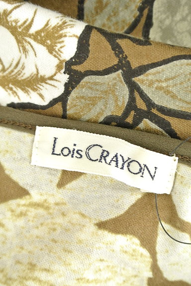 Lois CRAYON（ロイスクレヨン）の古着「ティアードフリル袖花柄カットソー（カットソー・プルオーバー）」大画像６へ