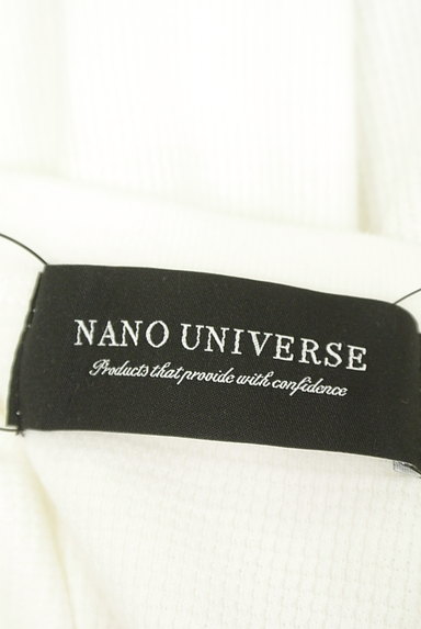 nano・universe（ナノユニバース）の古着「シンプルワッフルカットソー（ニット）」大画像６へ
