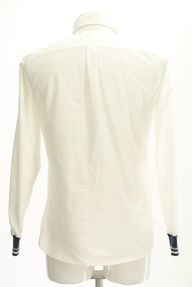 The DUFFER OF ST GEORGE（ザ　ダファーオブセントジョージ）の古着「袖ラインリブロゴ刺繍シャツ（カジュアルシャツ）」大画像２へ