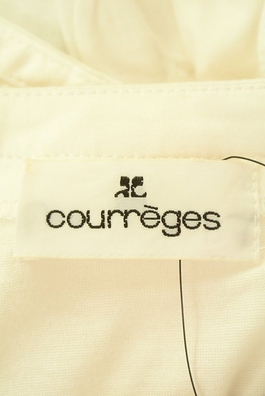 Courreges（クレージュ）の古着「刺繍ペプラムリボン７分袖カットソー（カットソー・プルオーバー）」大画像６へ