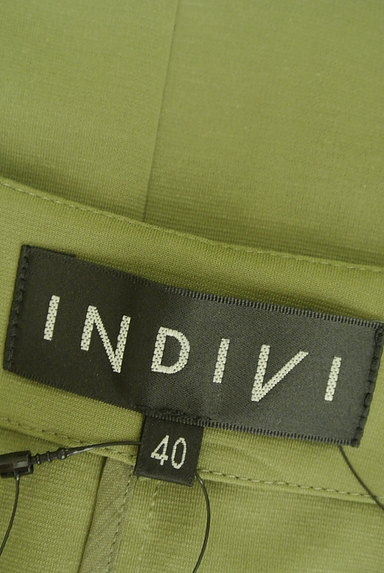 INDIVI（インディヴィ）の古着「Ｖネックノーカラーシンプルジャケット（ジャケット）」大画像６へ
