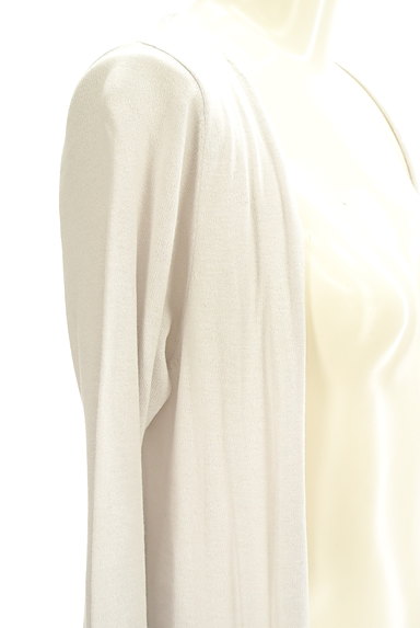 PROPORTION BODY DRESSING（プロポーションボディ ドレッシング）の古着「裾レース７分袖ロングカーディガン（カーディガン・ボレロ）」大画像４へ
