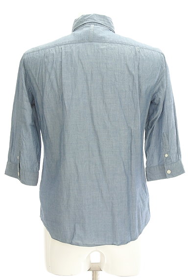 COMME CA COMMUNE（コムサコミューン）の古着「ベーシック７分袖シャツ（カジュアルシャツ）」大画像２へ