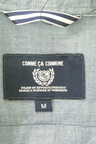 COMME CA COMMUNE（コムサコミューン）の古着「ベーシック７分袖シャツ（カジュアルシャツ）」大画像６へ