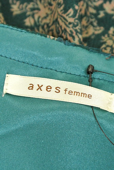axes femme（アクシーズファム）の古着「エスニック花柄膝丈ワンピース（ワンピース・チュニック）」大画像６へ