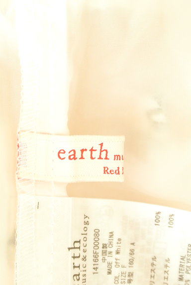 earth music&ecology（アースミュージック＆エコロジー）の古着「小花柄タックフレアキュロットスカート（ミニスカート）」大画像６へ
