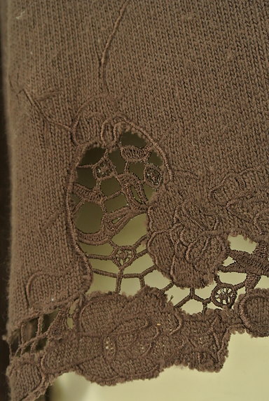 nano・universe（ナノユニバース）の古着「透かし編み刺繍Ｖネックニット（ニット）」大画像５へ