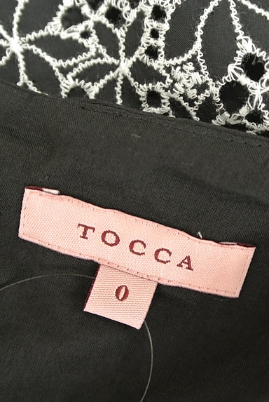 TOCCA（トッカ）の古着「ミモレ丈花刺繍ドッキングワンピース（ワンピース・チュニック）」大画像６へ