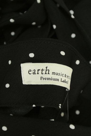 earth music&ecology（アースミュージック＆エコロジー）の古着「バックリボンドット柄七分袖ブラウス（カットソー・プルオーバー）」大画像６へ