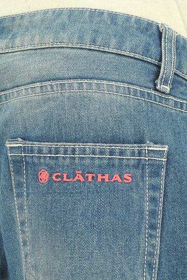 CLATHAS（クレイサス）の古着「ワンポイント刺繍ストレートジーンズ（デニムパンツ）」大画像５へ