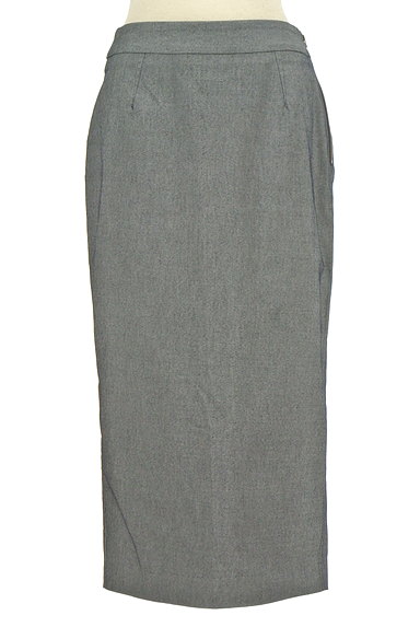 LAUTREAMONT（ロートレアモン）の古着「デニム風タイトミモレ丈スカート（ロングスカート・マキシスカート）」大画像１へ