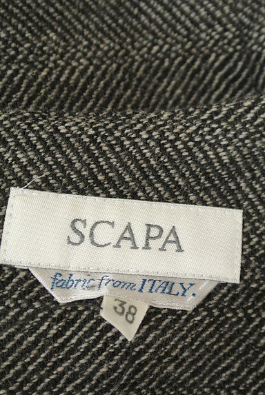 SCAPA（スキャパ）の古着「和風花柄刺繍ひざ丈タイトワンピース（ワンピース・チュニック）」大画像６へ