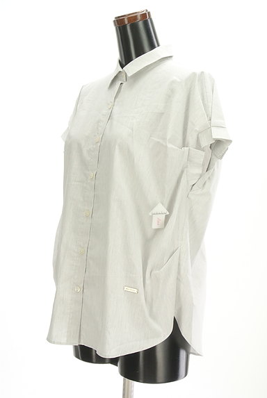 MAITRESSE（メトリーゼ）の古着「袖タックフレンチスリーブシャツ（カジュアルシャツ）」大画像４へ
