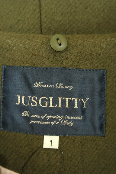 JUSGLITTY（ジャスグリッティー）の古着「ファー付きウールロングコート（コート）」大画像６へ