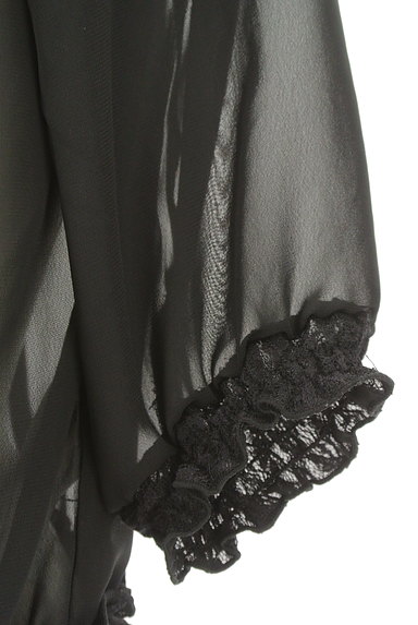 axes femme（アクシーズファム）の古着「五分袖装飾シフォンブルゾン（ブルゾン・スタジャン）」大画像５へ