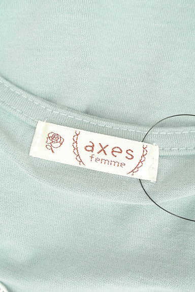 axes femme（アクシーズファム）の古着「シアー刺繍レース切替カットソー（カットソー・プルオーバー）」大画像６へ