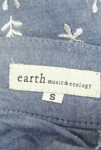 earth music&ecology（アースミュージック＆エコロジー）の古着「刺繍ダンガリーショートパンツ（ショートパンツ・ハーフパンツ）」大画像６へ