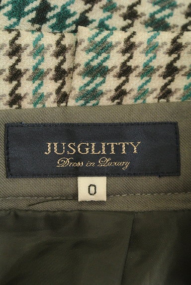 JUSGLITTY（ジャスグリッティー）の古着「膝下丈リボンラップ風タイトスカート（スカート）」大画像６へ