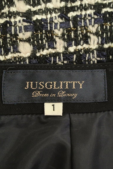 JUSGLITTY（ジャスグリッティー）の古着「ツイードタイトスカート（スカート）」大画像６へ