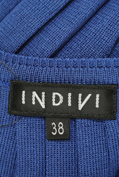 INDIVI（インディヴィ）の古着「ピンタックニット（ニット）」大画像６へ