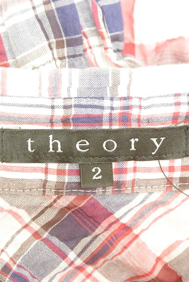 theory（セオリー）の古着「シワ加工チェック柄シャツ（カジュアルシャツ）」大画像６へ