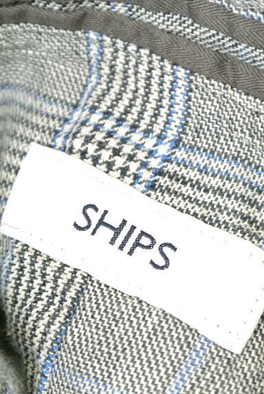 SHIPS（シップス）の古着「チェック柄リネンジャケット（ジャケット）」大画像６へ
