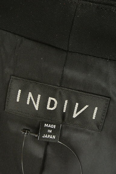 INDIVI（インディヴィ）の古着「シンプルノーカラージャケット（ジャケット）」大画像６へ