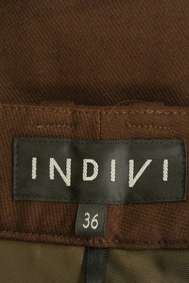 INDIVI（インディヴィ）の古着「センタープレステーパードパンツ（パンツ）」大画像６へ