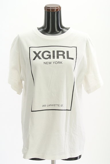 X-girl（エックスガール）の古着「オーバーサイズロゴＴシャツ（Ｔシャツ）」大画像１へ