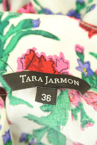 TARA JARMON（タラジャーモン）の古着「花柄ボウタイリボンブラウス（ブラウス）」大画像６へ
