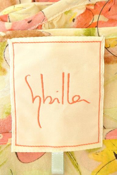 Sybilla（シビラ）の古着「花柄シアー７分袖シフォンカットソー（カットソー・プルオーバー）」大画像６へ