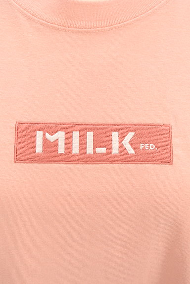 MILKFED.（ミルク フェド）の古着「ワンポイントロゴ刺繍Tシャツ（Ｔシャツ）」大画像４へ