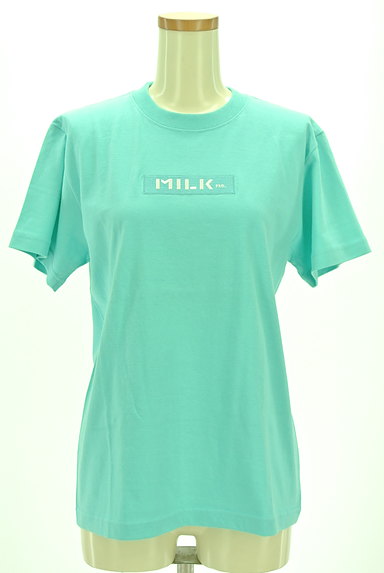 MILKFED.（ミルク フェド）の古着「ワンポイントロゴ刺繍Tシャツ（Ｔシャツ）」大画像１へ