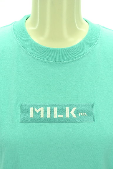 MILKFED.（ミルク フェド）の古着「ワンポイントロゴ刺繍Tシャツ（Ｔシャツ）」大画像４へ