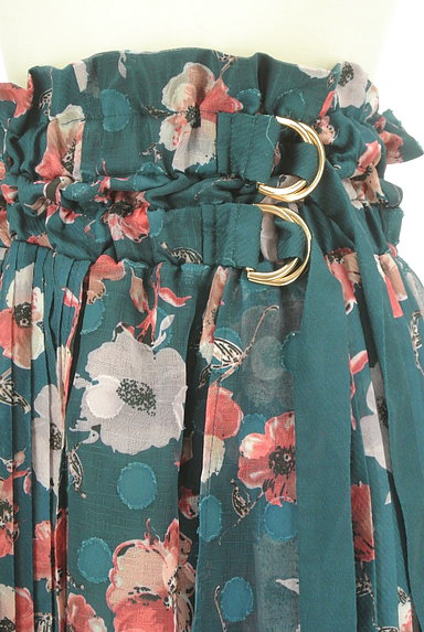 REDYAZEL（レディアゼル）の古着「花柄レイヤード風マキシスカート（ロングスカート・マキシスカート）」大画像４へ