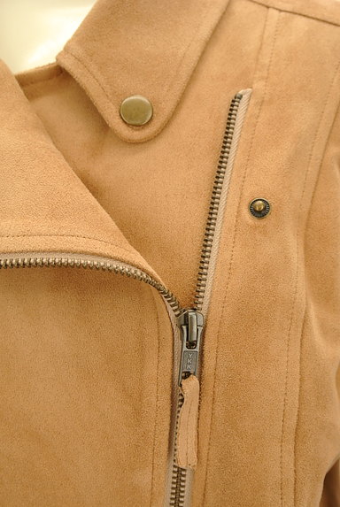 REDYAZEL（レディアゼル）の古着「キャメルライダースジャケット（ブルゾン・スタジャン）」大画像５へ
