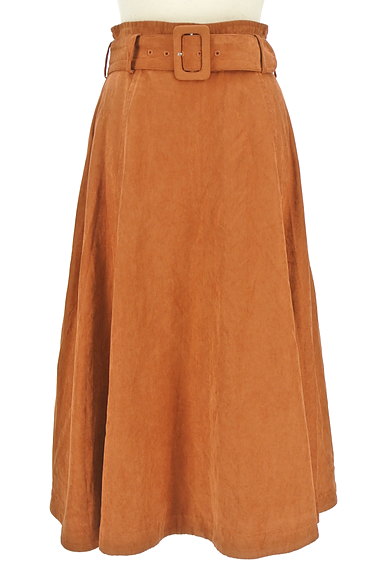 REDYAZEL（レディアゼル）の古着「ベルト付きミモレ丈フレアスカート（ロングスカート・マキシスカート）」大画像１へ