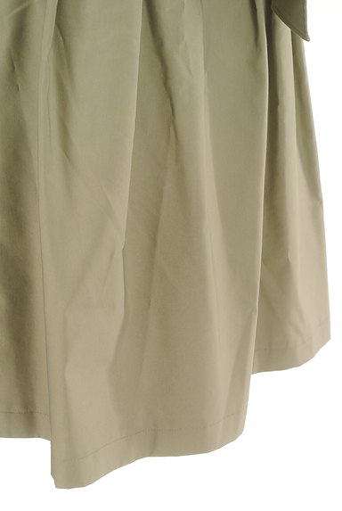 NATURAL BEAUTY（ナチュラルビューティ）の古着「ウエストリボン膝下丈フレアスカート（スカート）」大画像５へ