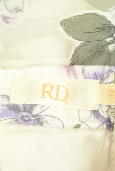RD ROUGE DIAMANT（アールディー　ルージュ　ディアマン）の古着「花柄シアーマキシスカート（ロングスカート・マキシスカート）」大画像６へ