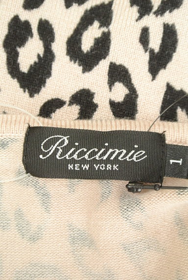 Riccimie NEWYORK（リッチミーニューヨーク）の古着「レオパード柄シンプルニット（ニット）」大画像６へ