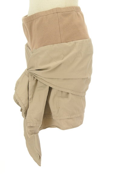 TSUMORI CHISATO（ツモリチサト）の古着「変形アシメ絞りヘムミニスカート（ミニスカート）」大画像３へ